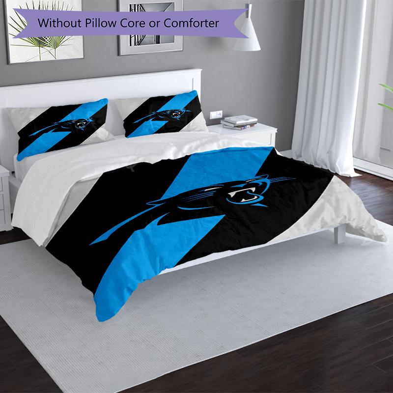 Panther Spirit Design Bed Bedding Set 1 Duvet Cover + 2 Pillowcases Soft Breathable Household Bed Linens