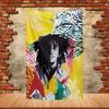 Bob Marley Band Party Flag Polyester Printed Flag Banner Tapestry for Garden Garage Decoration Concert Flag