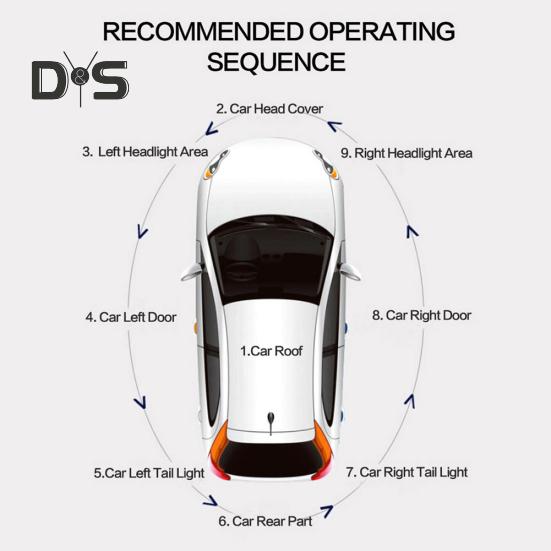 DYS Auto 30ml 9H Ceramic Liquid Car Glass Coating Hydrophobic Polishing Paint Care