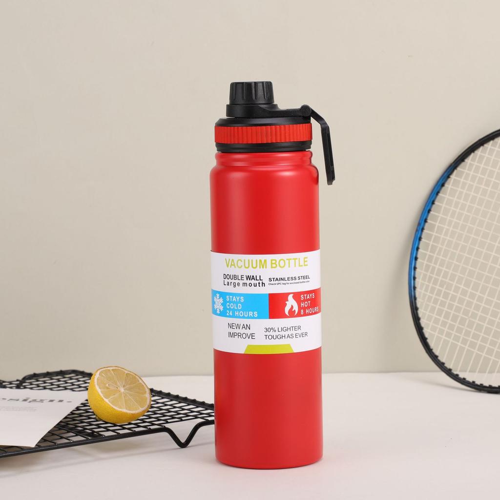 Stainless Steel Thermal Cup 600ML 800ML 1000ML Thermos Bottle Keeps Cold and Heat Thermal Mug Sports Insulated Cup Vacuum Flask