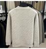 Herren Herbst/Winter Jacquard Strickpullover - Dick mit halbohem Kragen für lässige Wärme