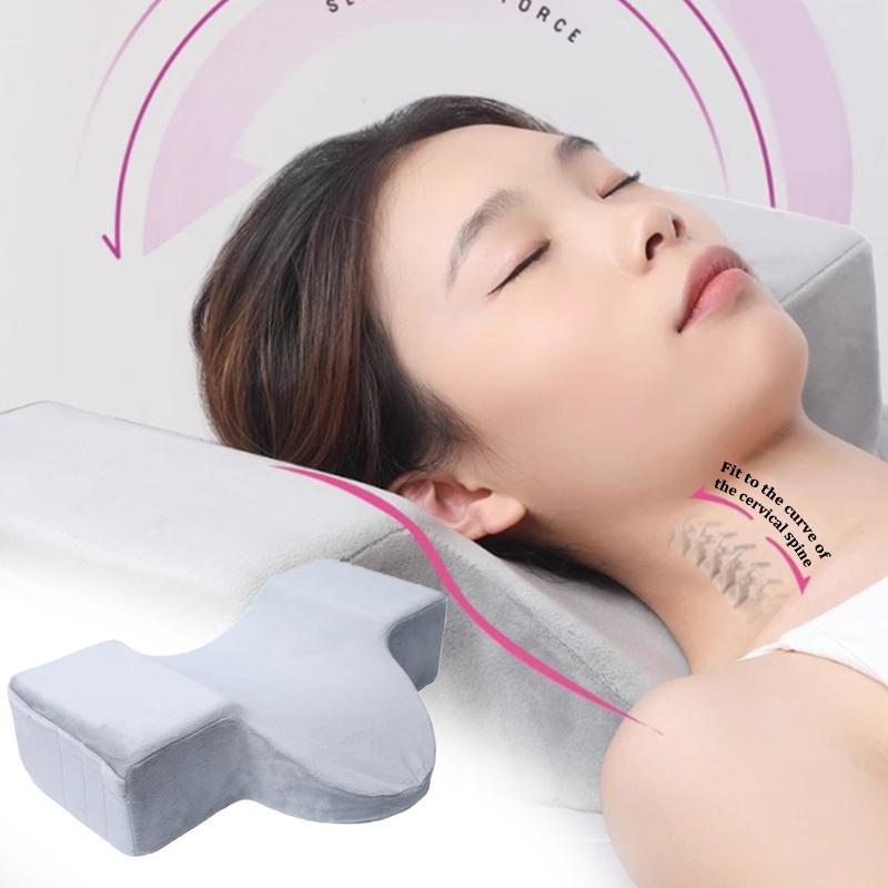 1Pcs Memory Pillows For Eyelash Extension Soft Lashes Pillow For Salon Or Sleeping Velvet Material Pillow Makeup Tools