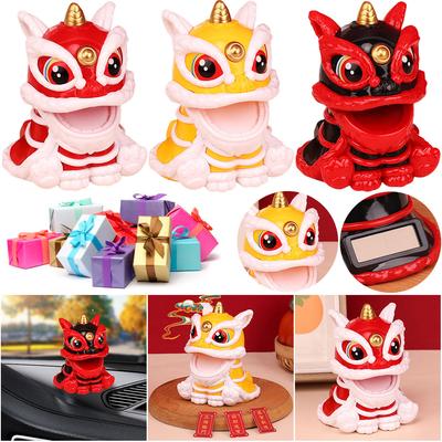 Lion Dance Statue Chinese Style Lion Dance Figure New Year Home Decoration Lion Ornament Lion Tabletop Decoration for Gift