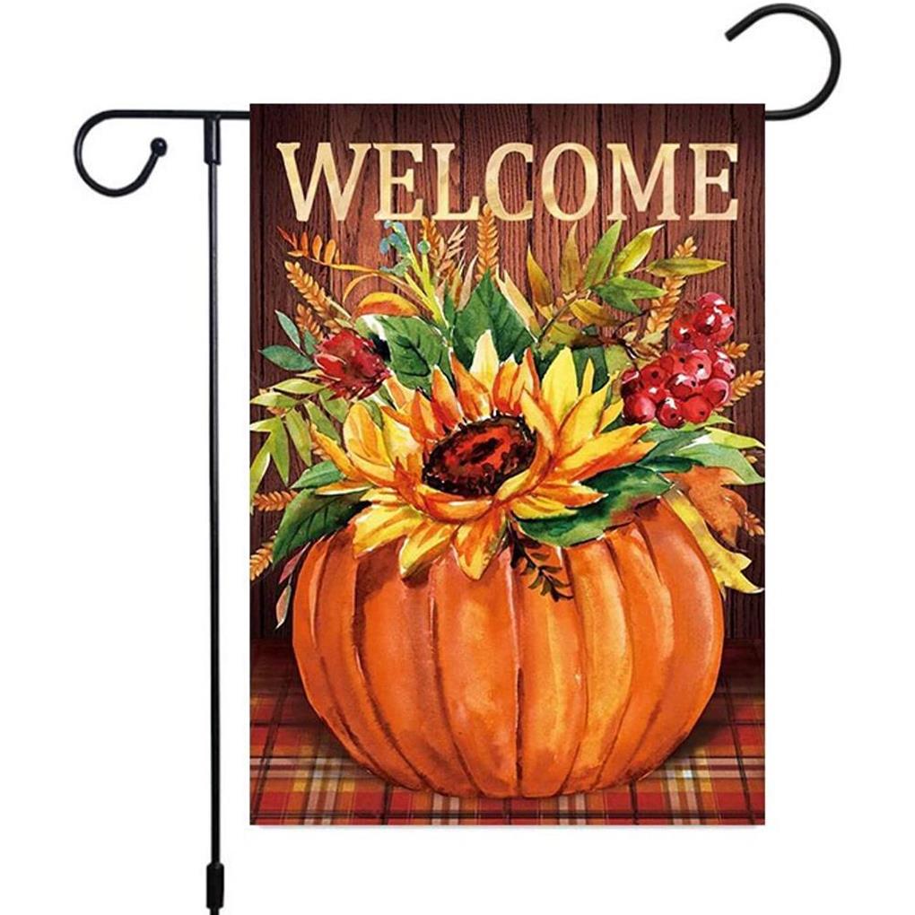 Gartenflagge Jubiläum Haushaltszubehör Heimaufkleber Handwerkskunst Widerstandsfähigkeit Hofdekoration Mehrzweck Saisondeko