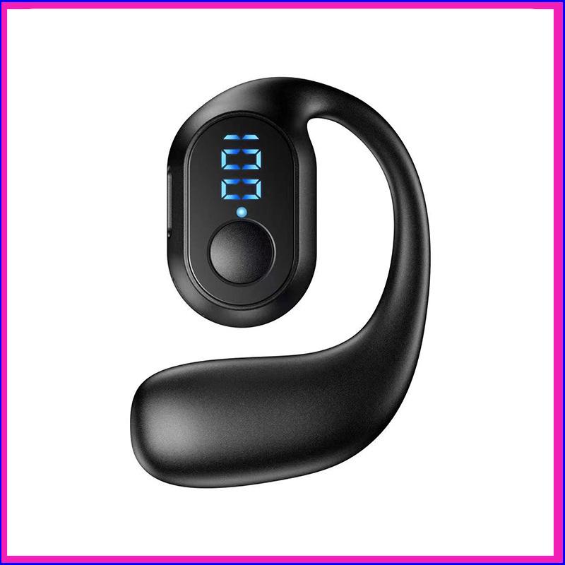 Single-Ear Bluetooth Headset with Display, Long Battery, Button Control, OWS Open-Ear Sports Wireless Headset