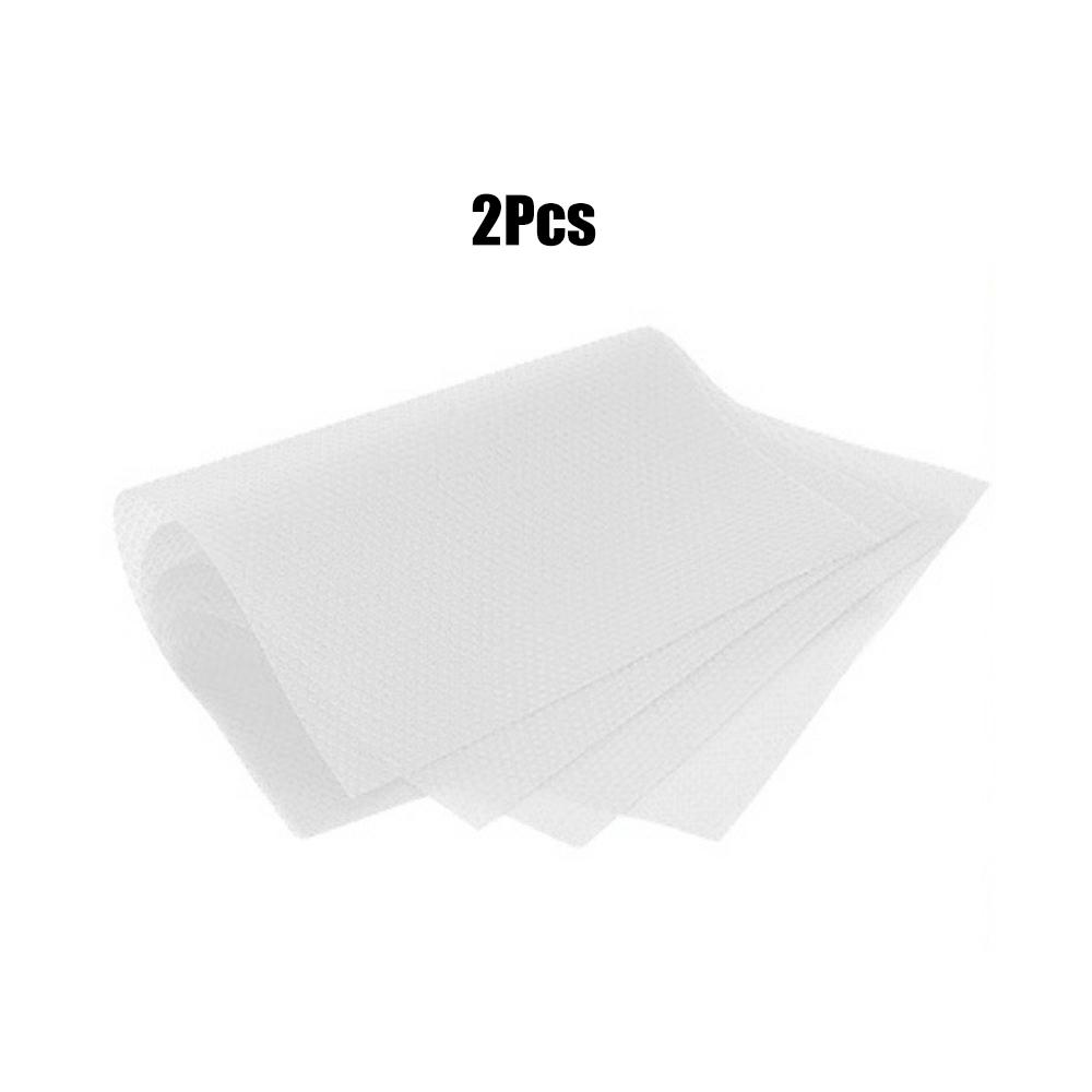 2Pcs EVA Refrigerator Liner Mat Waterproof Washable Fridge Shelves Pads for Drawer Cabinet