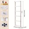 1pc Bag Storage Artifact, Home Bedroom Door Rear Bag Rack, Multi-layer Ultra-thin Storage Cabinet, Large Capacity Door Rear Shelf