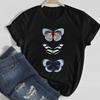 Women T-Shirt Summer Ladies Tops Cute Aesthetic Fashion 90S Print Kawaii Basic Clothing Female Clothes Tees Beautiful Butterfly