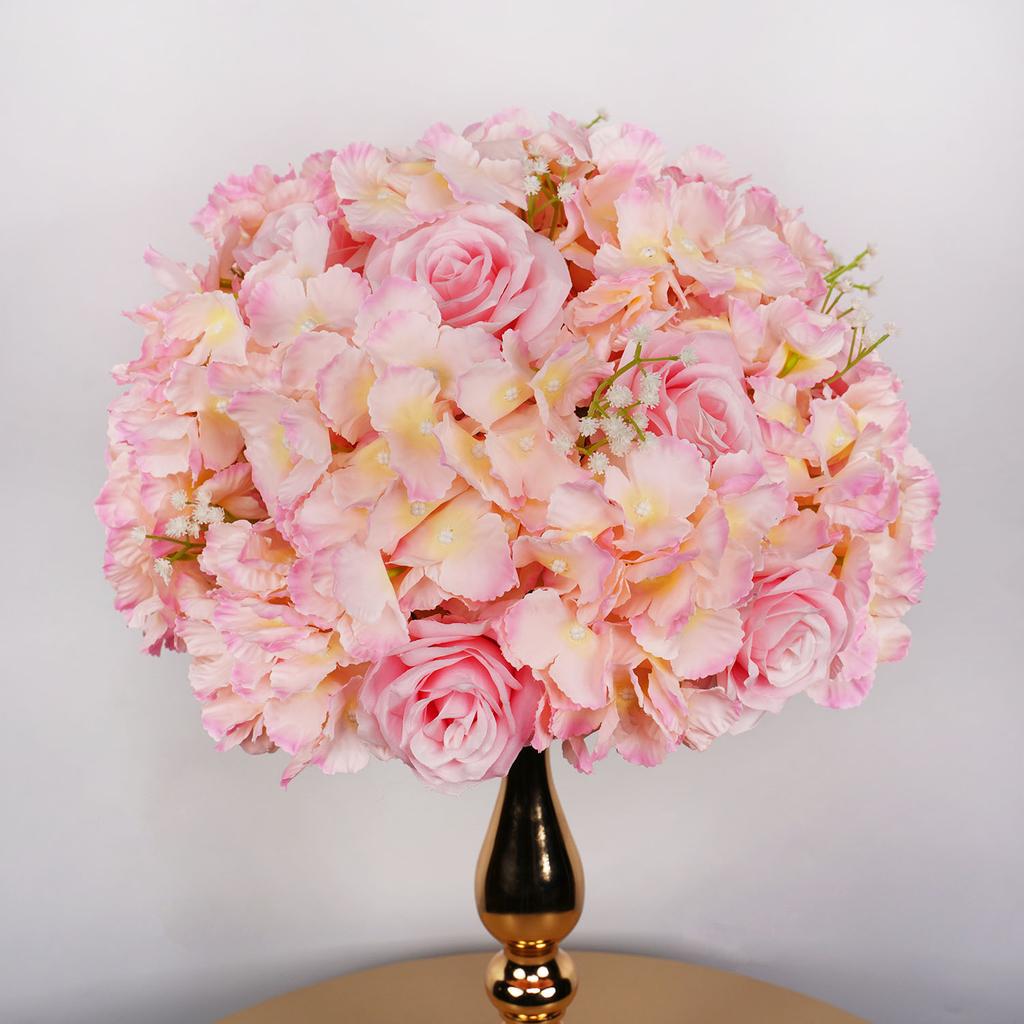 Artificial Wedding Flower Ball Table Flores Arificiales Decoracion Flower Rose Valentine's Day Stage Party Banquet Decoration