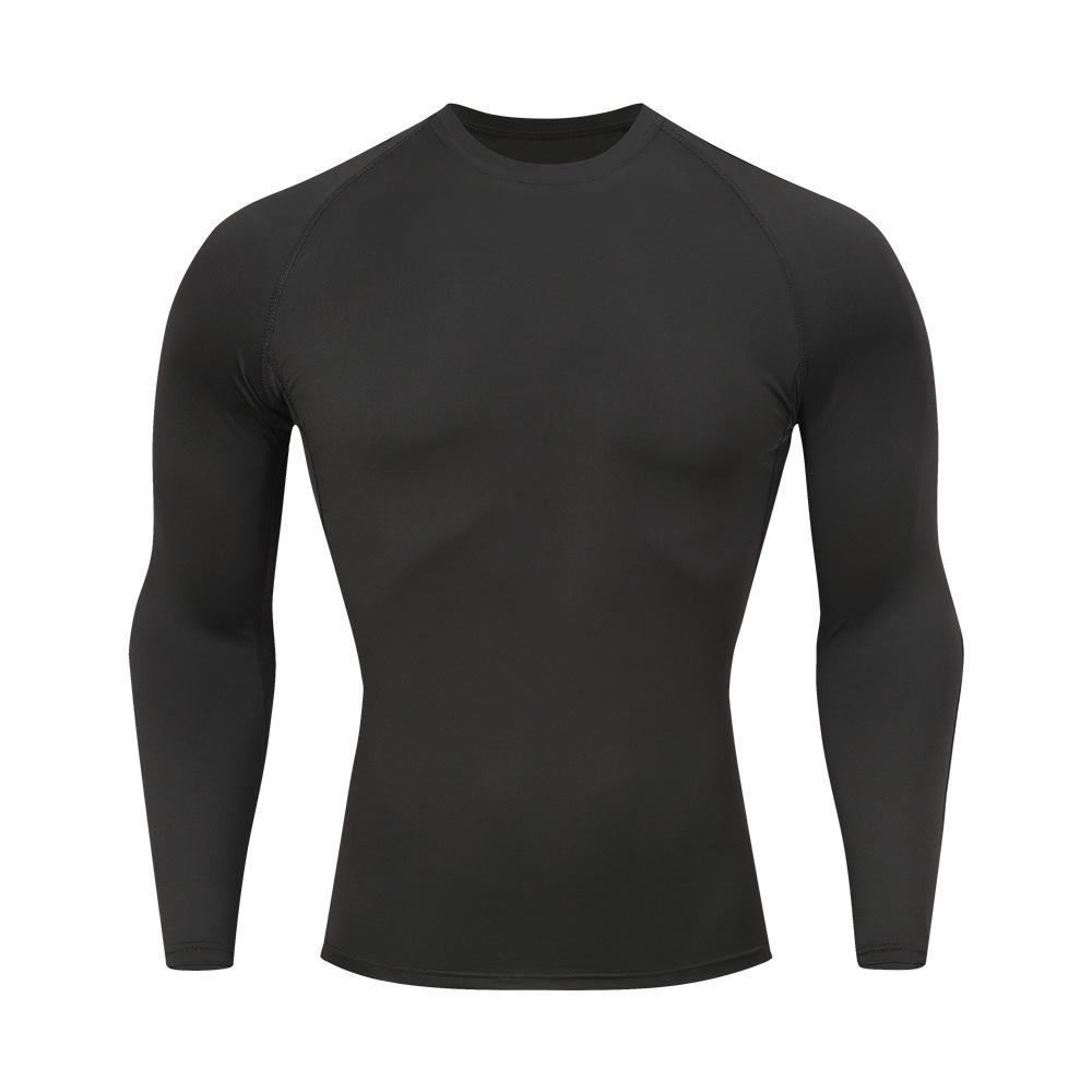 Men's Breathable High-Elastic Quick-Drying Long Sleeve Sports Tights