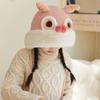 NHZHIW Year of the Dragon Warm Ear Flap Hat with Dragon Horns