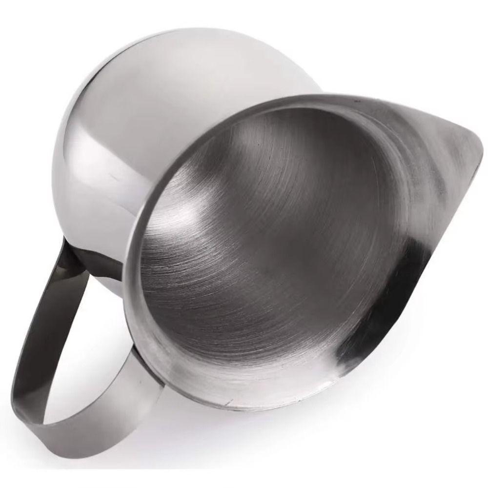 With Pouring Spout Milk Frothing Pitcher Silver Espresso Pitcher Cup New Coffeeware