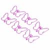 50Pcs Butterfly Shape Novelty Paper Clips Pink Shaped Paper Clips  Thing Accessory