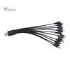 USB Data Cable 1 Drag 10 Multifunctional Plug Play Widely Compatible Charge USB Multi Charger Data Cord for Home