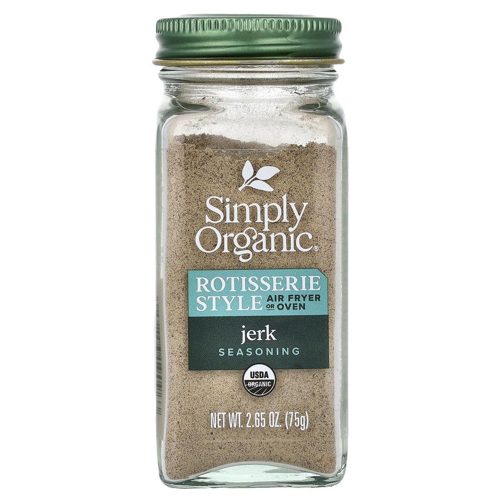 Simply Organic, Bulgogi Style Seasoning, Jerk, 75g (2.65oz)