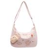 Cartoon Simple Large-capacity Bag, High-end Women's Bag, Fashionable and Cute Messenger Bag, Commuter Versatile Dumpling Bag