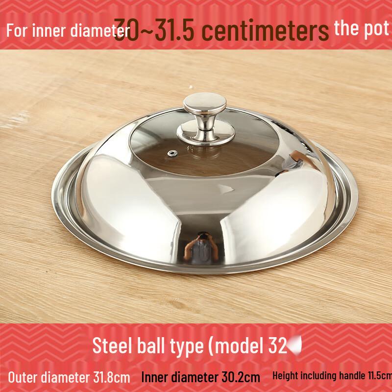 Zhaoran 32cm Clear Plastic Pot Lid