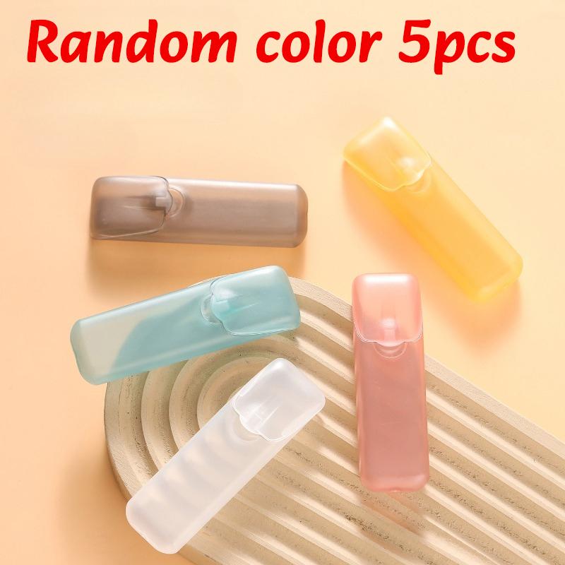 

5/10pc Random Toothpick Storage Boxes With Lid Small Parts Organizer Mini Travel Dental Floss Pill Jewelry Storage Compartments