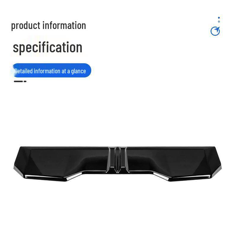 Equation Leopard 8 Special MC Sport Rear Top Diffuser Hole-Free Exterior Upgrade Spoiler