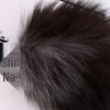 Women's Extra Large Real Fox Tail Keychain Pendant - Car/Bags Winter Charm
