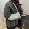 Trend line niche baguette bag fashionable and simple shoulder underarm bag women's 2025 spring new messenger bag women's bag