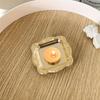 3pcs Plastic Plate Silver Electroplated Plate Fruit Plate Small Tray Gold Jewelry Display Tray Festive Dim Sum 3 Styles