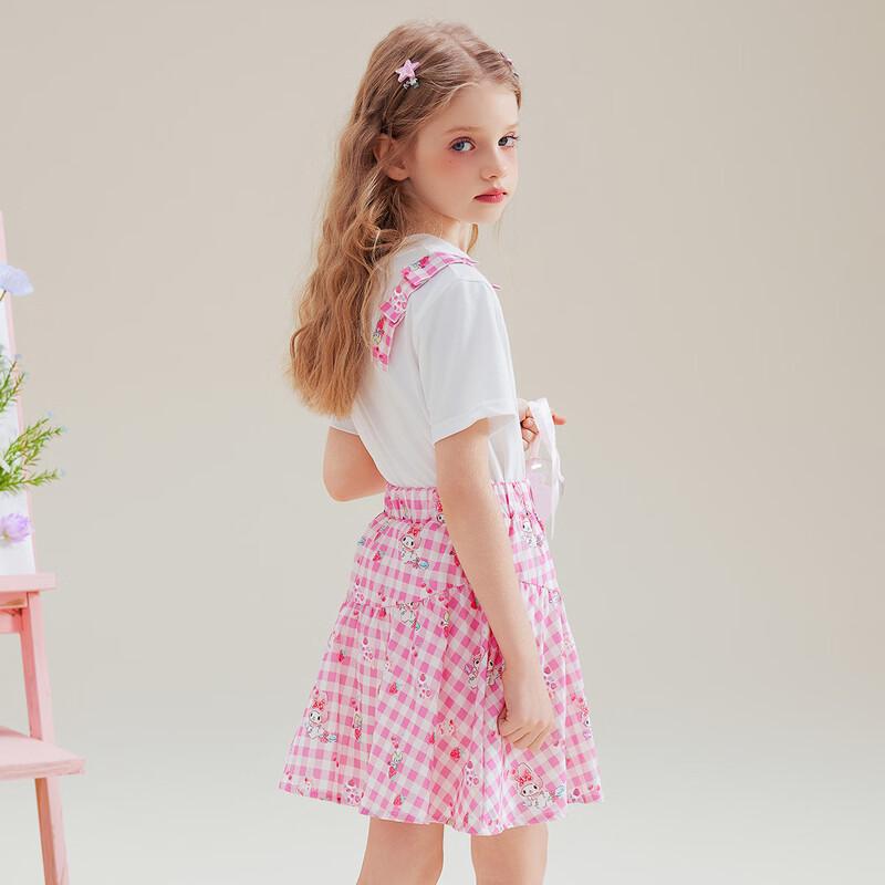 Hello Kitty Girls' 2026 Summer T-Shirt & Skirt Set