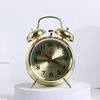 Vintage Mechanical Alarm Clock Pure Elegant Manual Watches Table Clock Metal Pure Copper Movement Minimalist Chicken Pecking Rice Bedside Clocks