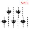 1-5PCS Lotus Rain Catcher Chain Decorative Adjustable Rain Chain Gutter Roof Rainwater Catcher Drainage Downspout Tool For Outdo