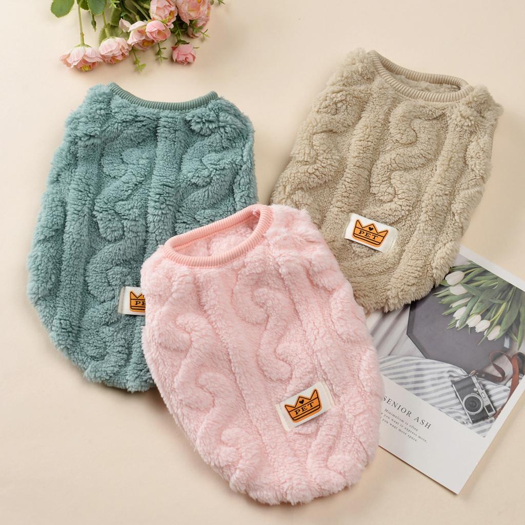Winter Cats Sweater Vests Elastics Edges Without Restrictive Movement Thickened Fabric Warmth Home Outdoor Activity