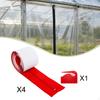 4 Roll Door Zipper Set Self Sticky 7 Feet Long with PP Sheet Cutting Tool Dust Protection Barrier