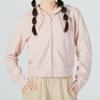 Puma Full-Zip Knit Hoodie Women Tops Pink 673418-47