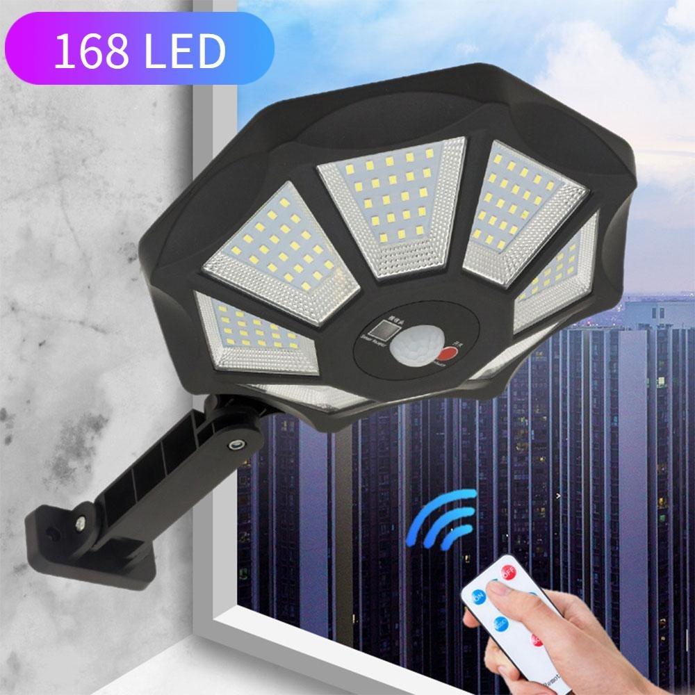 4000mAh Led Solar Lights Waterproof Security Flood Lights Outdoor Motion Sensor Wall Light Waterproof Garden Yard Street Lamp