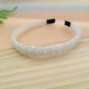 Korean Fashion Shiny Beaded Headband For Women Full Crystal Diamond Hair Hoop Wedding Bridal Hair Jewelry Accessories