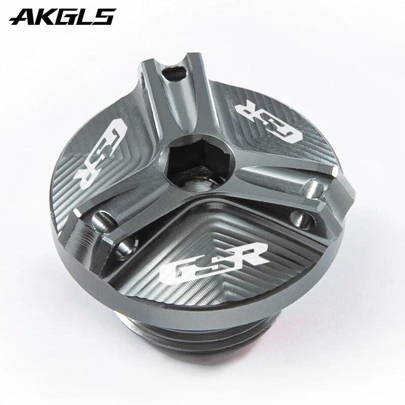 For Suzuki GSR 750 400 600 GSR750 GSR400 GSR600 motorcycle front brake fuel tank cap and engine oil filler cap accessories