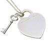 Used TIFFANY&Co. Necklace Return to Heart Tag Key Silver925 7.0g Silver cute