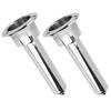 Boat Fishing Rod Cup Holder Heavy Duty 40mm Flush Mount Fishing Rod Holder for Yacht Ship 0 Degrees