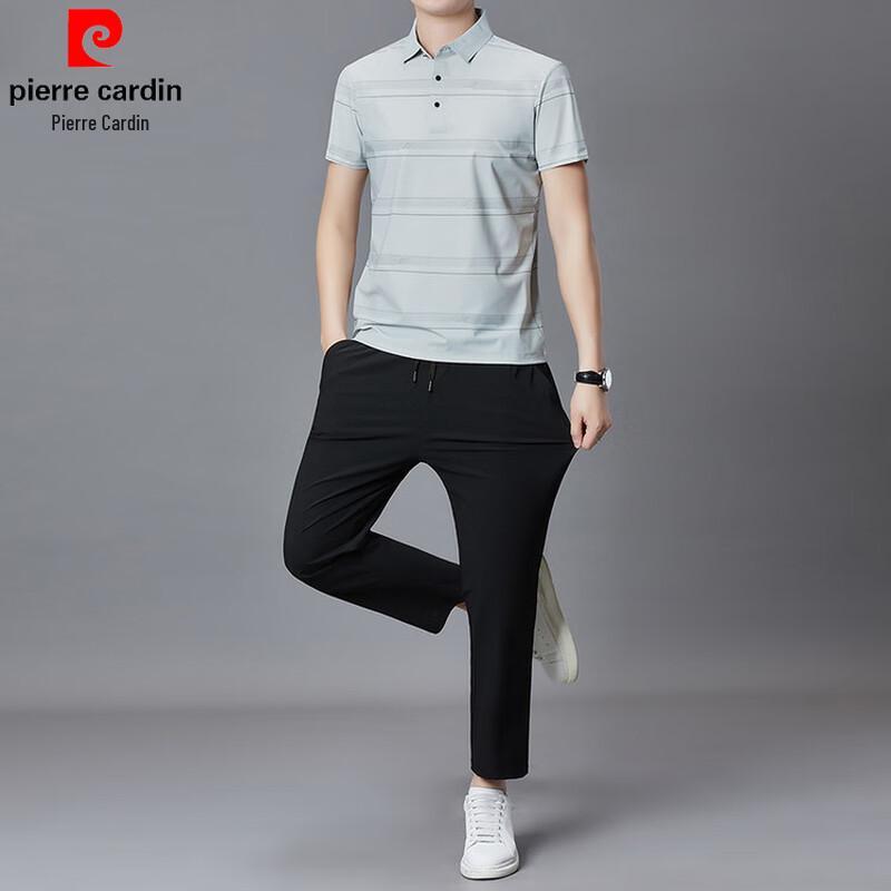 Pierre Cardin Men's Ice Silk Polo Short Sleeve T-Shirt