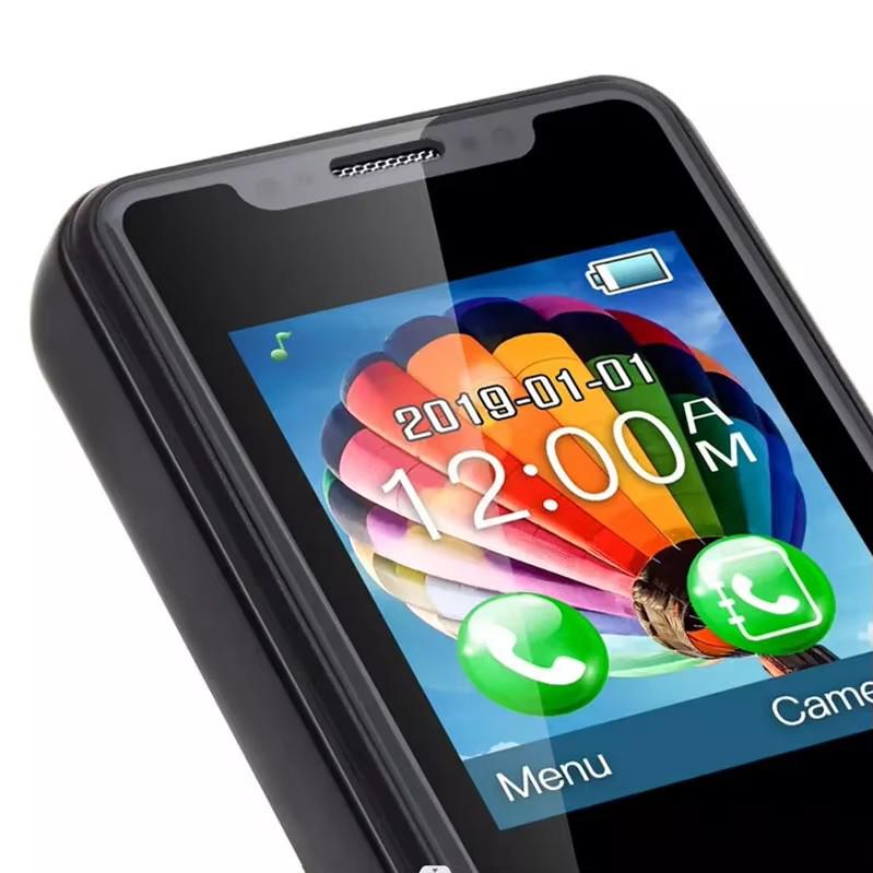 8XR Mini Bluetooth Mobile Phone: 1.77-inch Touchscreen, Card Slot, Candybar Design, Feature Phone.