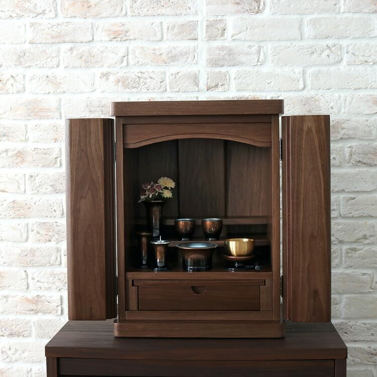 7-piece Buddhist Altar Set with Bell, Complete Set, Stylish and Modern, Amber Amber Bell, Compact, Suitable for Miniature and Small Altars, Suitable