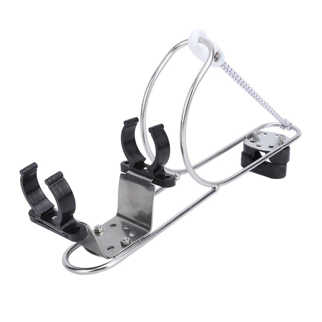 Life Buoy Ring Holder Stainless Steel Marine Horseshoe Bracket Polished Lifebuoy Ring Bracket for 22 To 25mm Rail