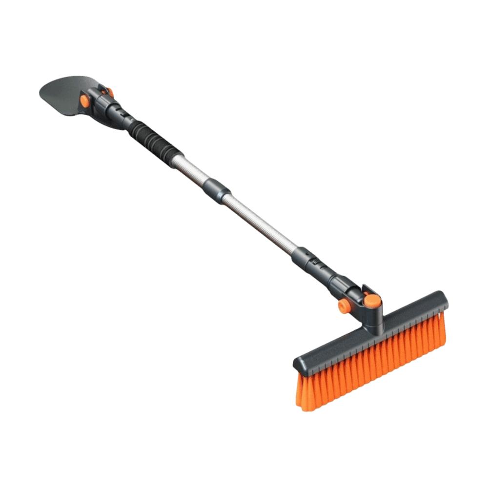 

Extendable Snow Brush Multifunctional Ice Scraper Four-in-one Snow Removal Tool Auto Cleaner чёрный