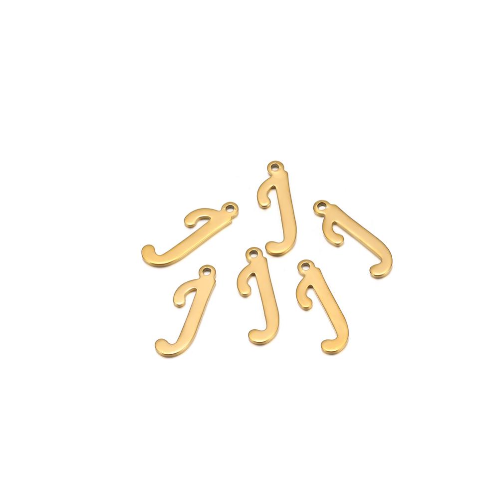 30pcs Stainless Steel A-Z 26 Cursive Font Letter Pendant Alphabet Charms Necklace Pendant DIY Jewelry Bracelet Making Earrings