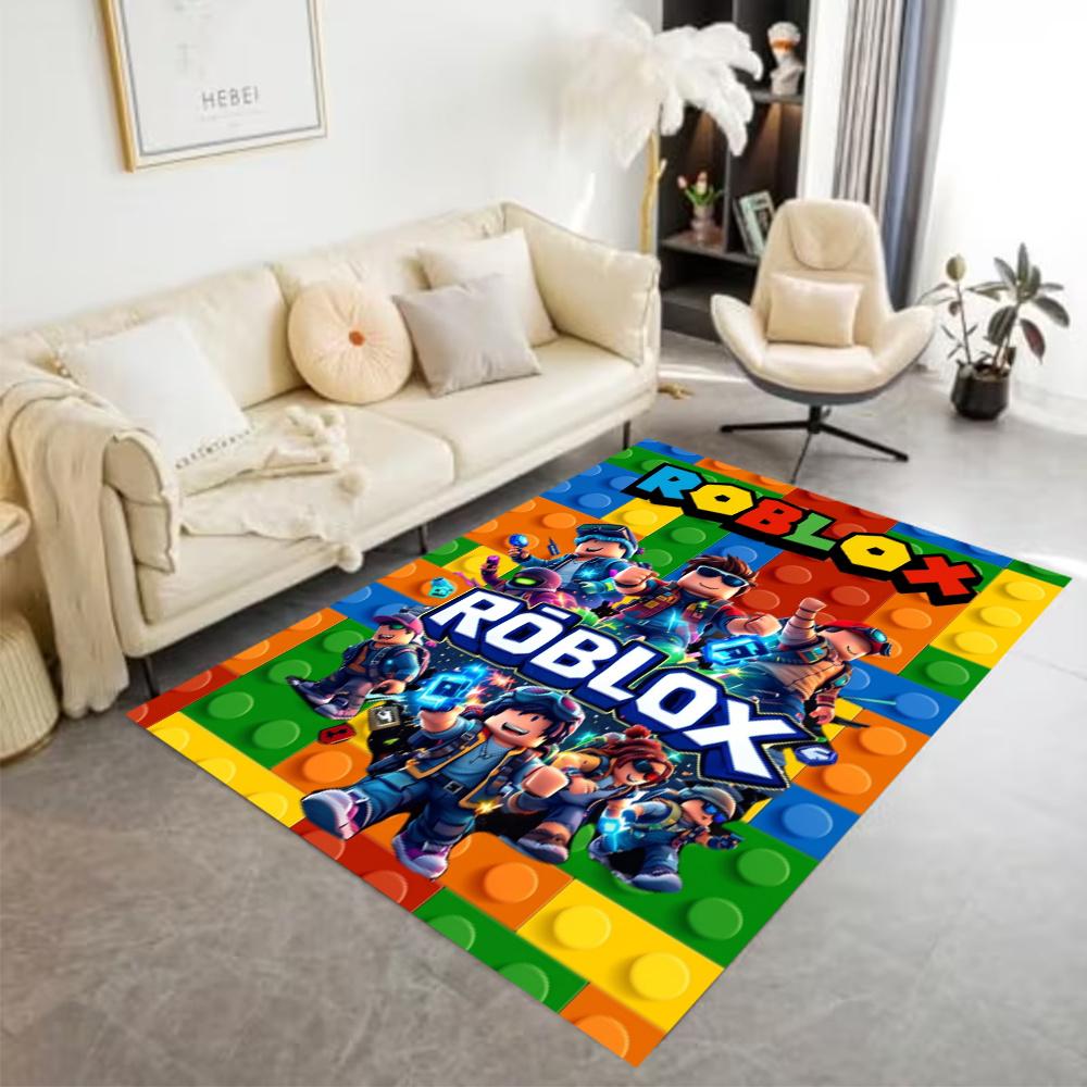 Roblox Play Create Explore Floor Rug Office Rug Perfect For Hallway Study Room Decorate Room Balcony Antislip Carpet Anime Office Decor