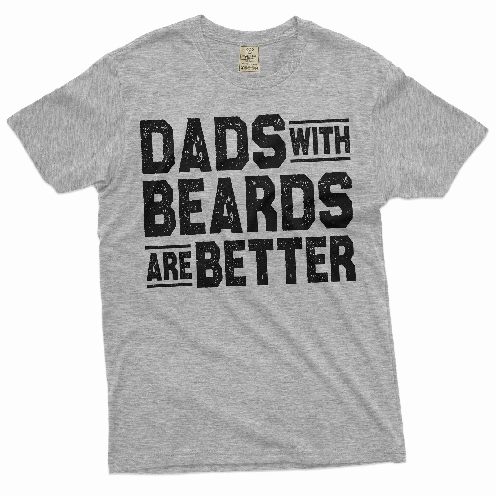 Men s Father s day Funny T-Shirt Mens Womens Tees Top Bearded dad shirt dad father daddy gifT Shirt Mens Womens Tees Tops S
