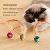 Exklusiv für Neueinsteiger: Katzen Hüpfball Spielzeug - Feder Übungsball zum Selbstspielen & gegen Langeweile