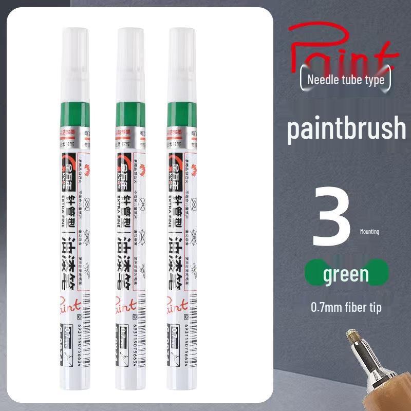 Jin Wannian Oil-Based Waterproof Touch-Up & Marking Pen for Metals