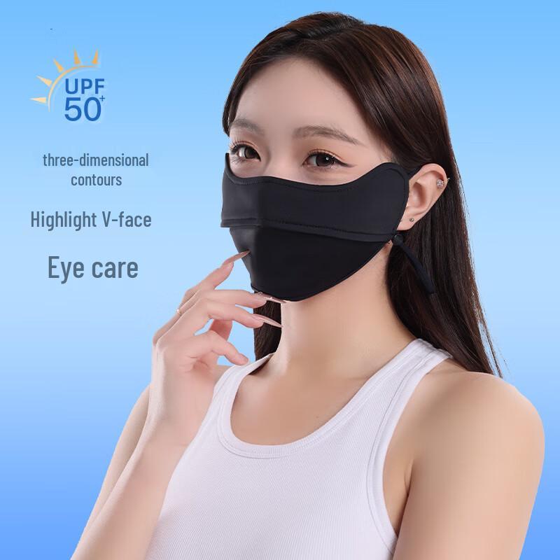 Gufuji Women s UPF50+ Summer Sun Protection Mask (2-Pack)