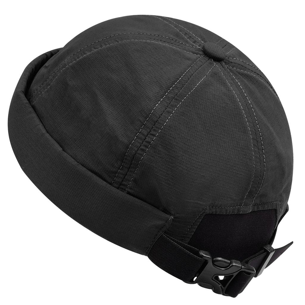 Clape Brimless Roll Round Brimless Sag for Outdoor Activities and Fishing Men's Cap, Lightweight, Breathable, Spring/Summer Fisherman's Cap, 6-Panel