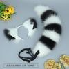 Handmade Fox Ear Headband Tail Set Cosplay Costume Accessories - Soft Plush Animal Ears Kit